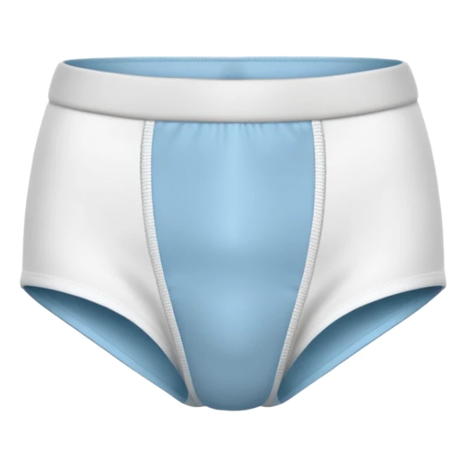 underwear top and bottom sticker