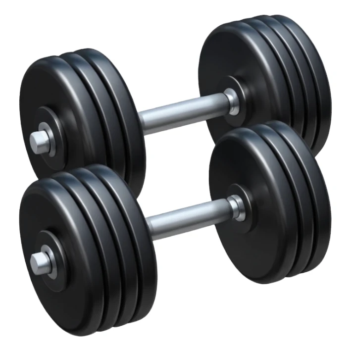 a single dumbbell sticker
