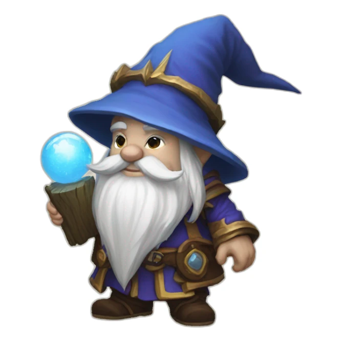 World of warcraft wizard gnome sticker