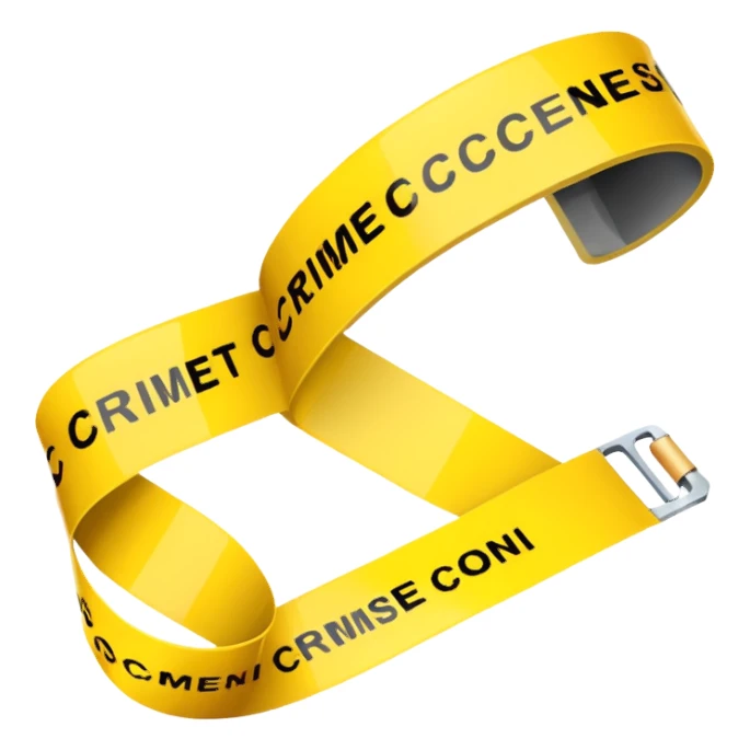 crimescene tape sticker