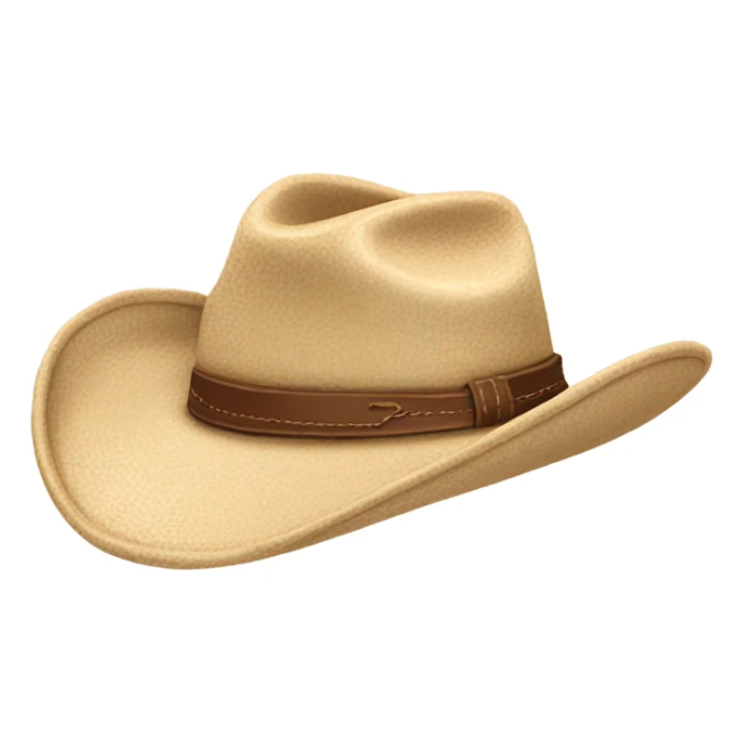 preppy cowboy hat sticker