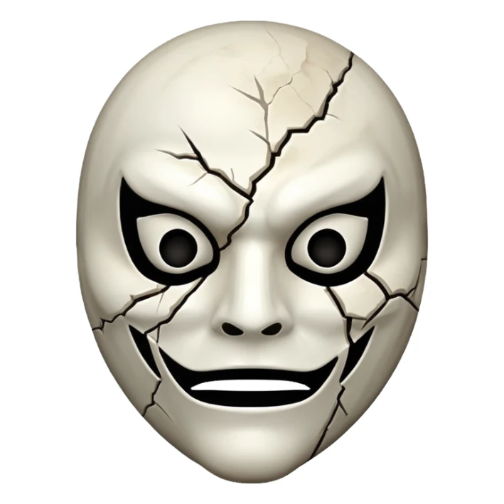 Scary  Mask sticker