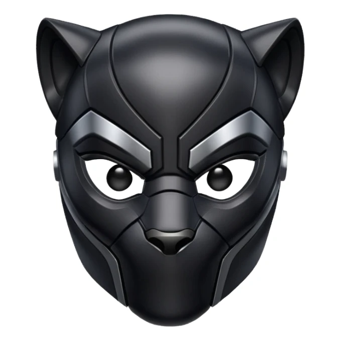 Cool Black panther helmet sticker