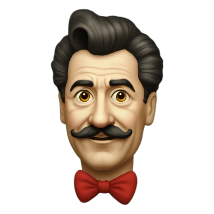 joseph stalin clown sticker