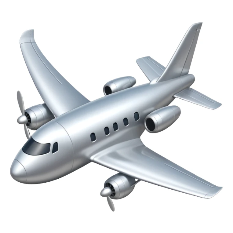 simple plane sticker