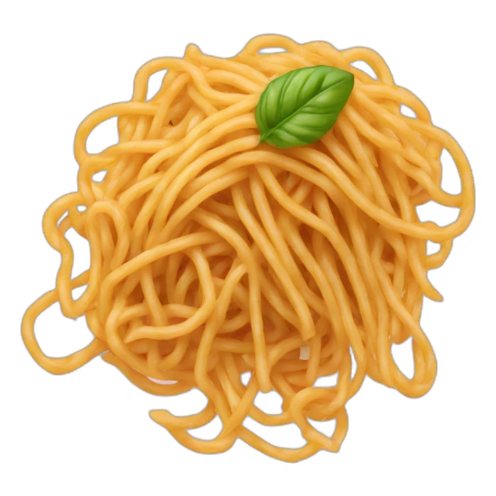 Spaghetti im Mund sticker