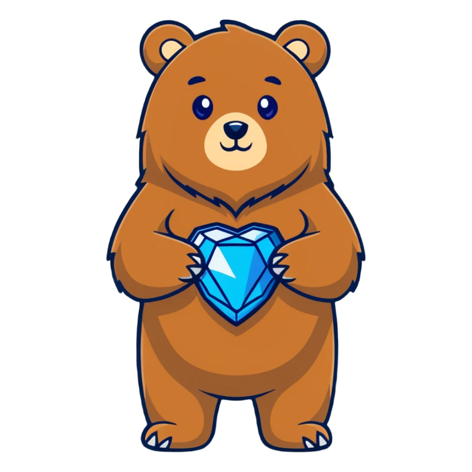 A Mana Bear sticker