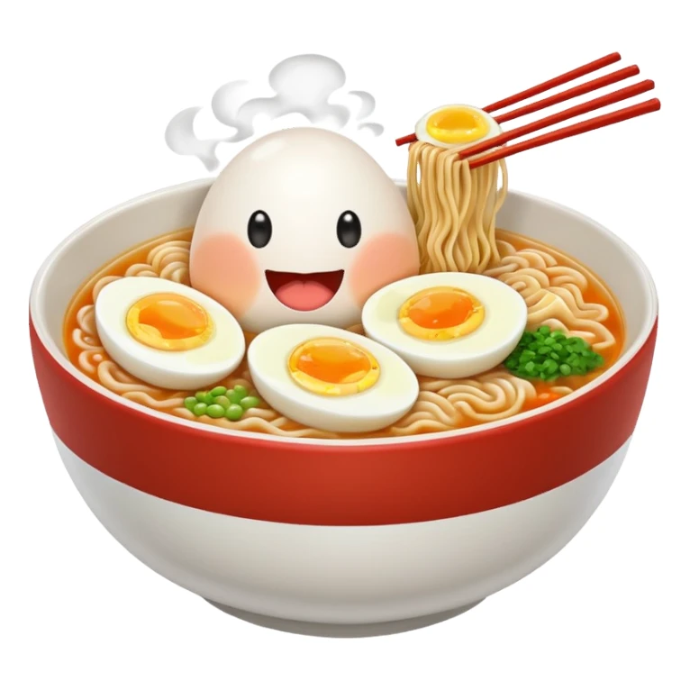 Happy ramen sticker