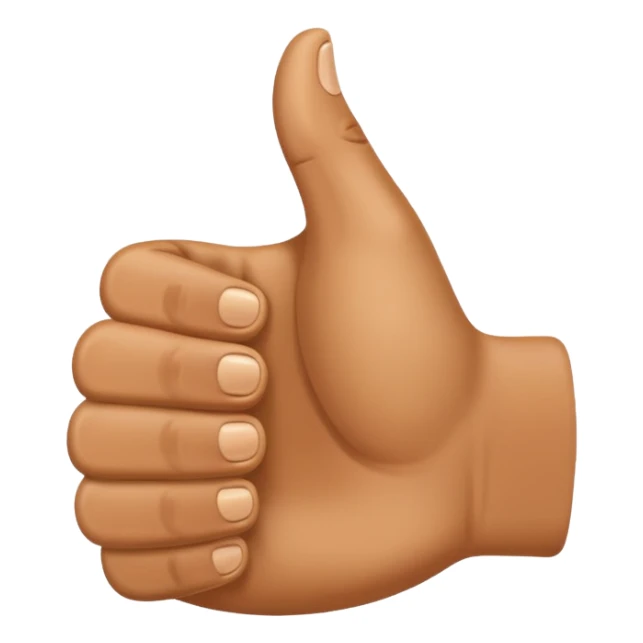 thumbs up hand sticker