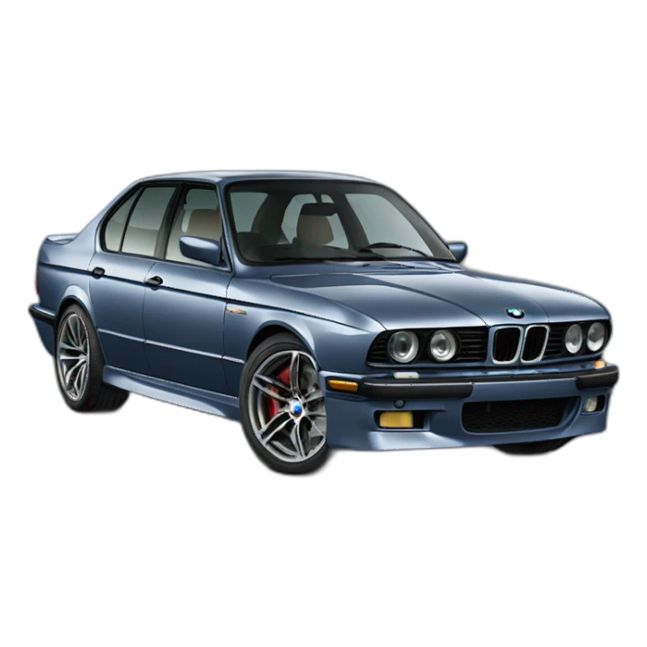 bmw m5 with albanian sticker