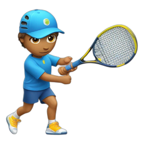 Padel-player-in- sticker