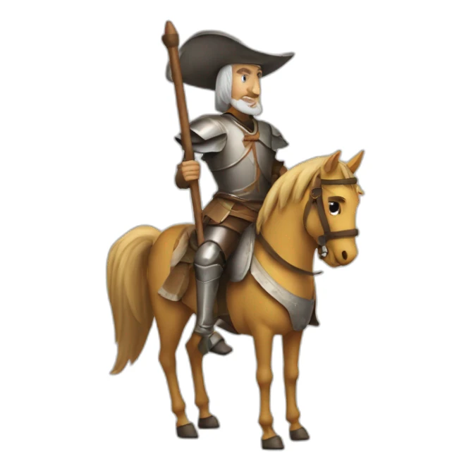 Don quijote sticker