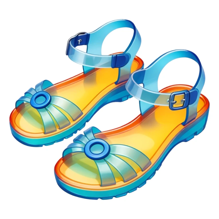 1990’s jelly sandals sticker