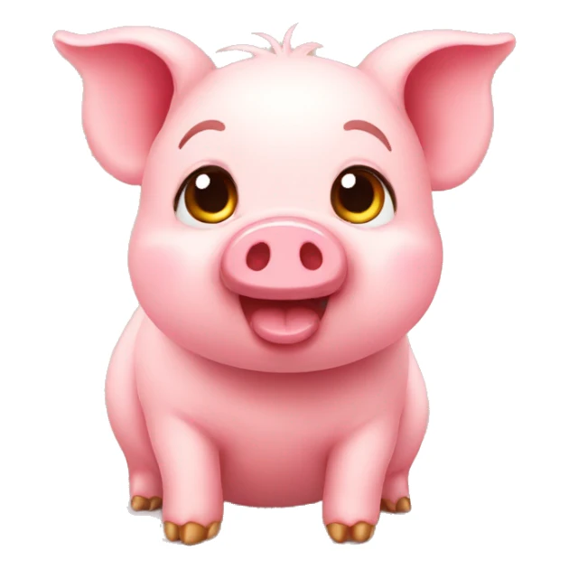 cute lil piggy sticker