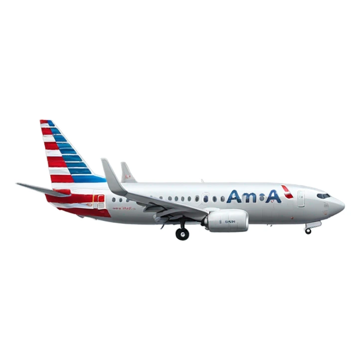Single American Airlines 737 Max 8 sticker