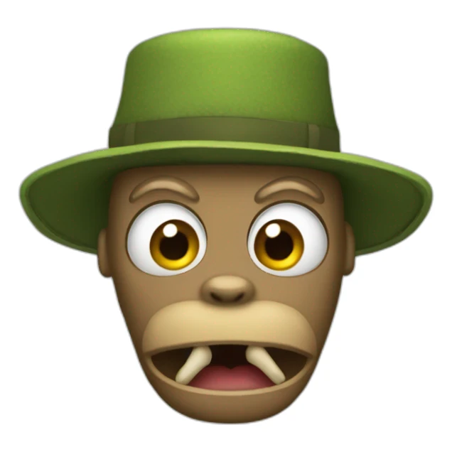 una rana con cuernos sticker