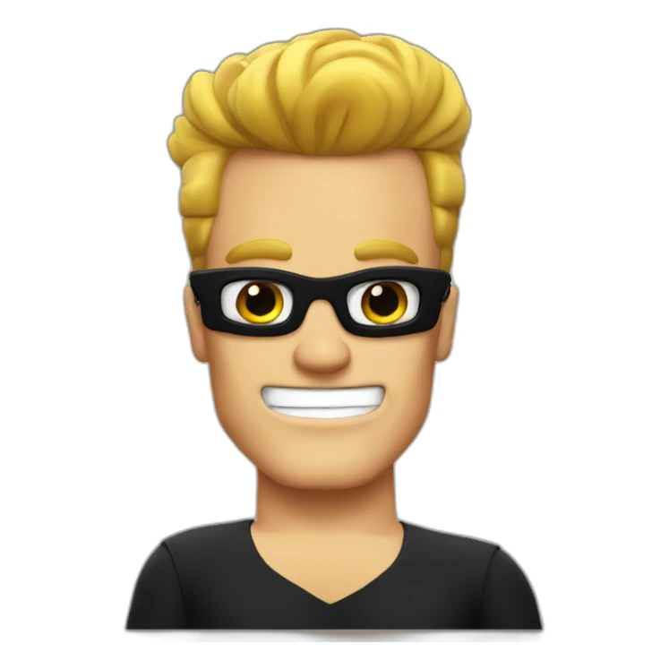 Johnny Bravo sticker