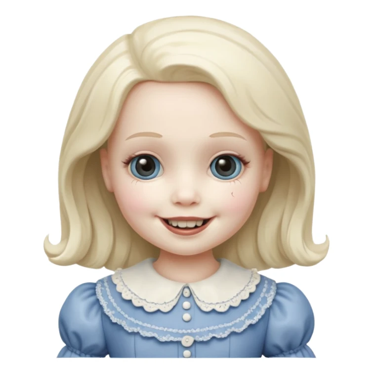 
Talking doll – Creepy smile











 sticker