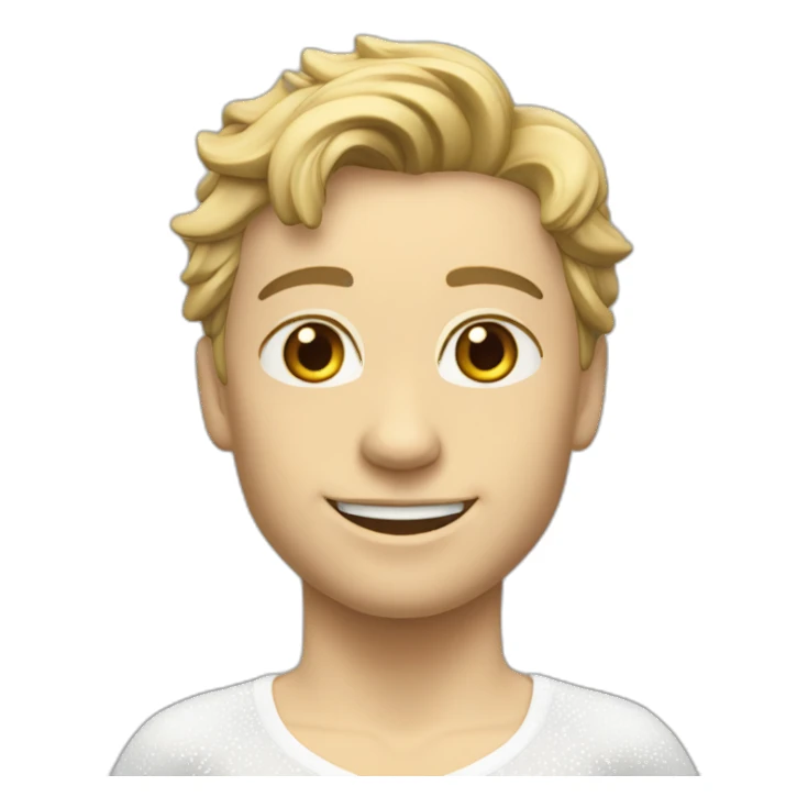 Biellmann figure skating sticker