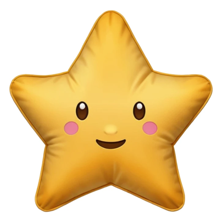 star shaped pillow sticker