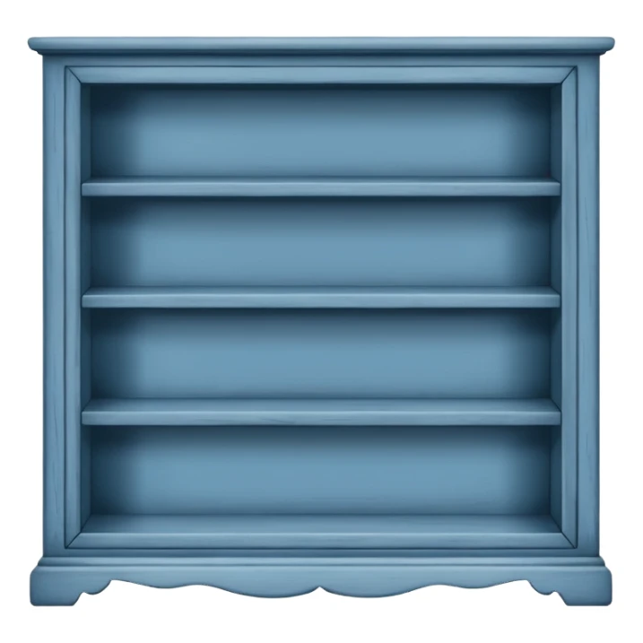 Dusty blue bookcase  sticker