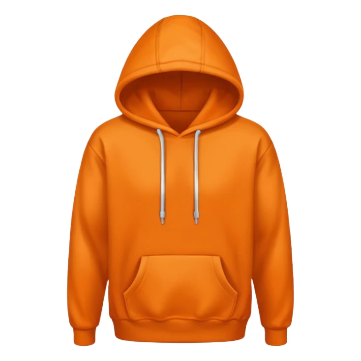 orange hoodie sticker