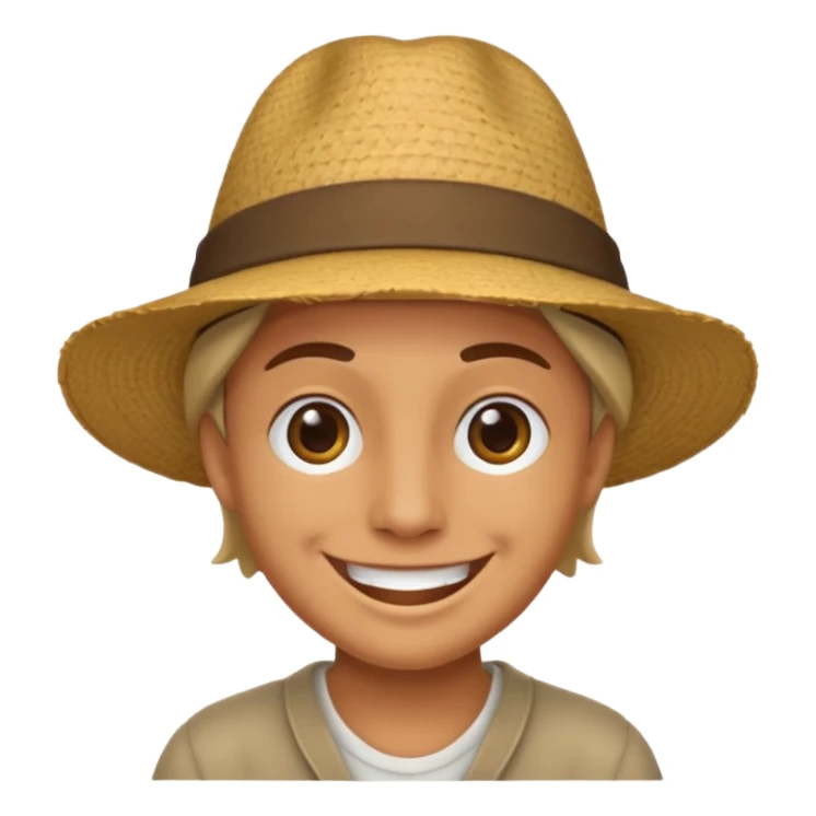 cangaceiro with happy face sticker