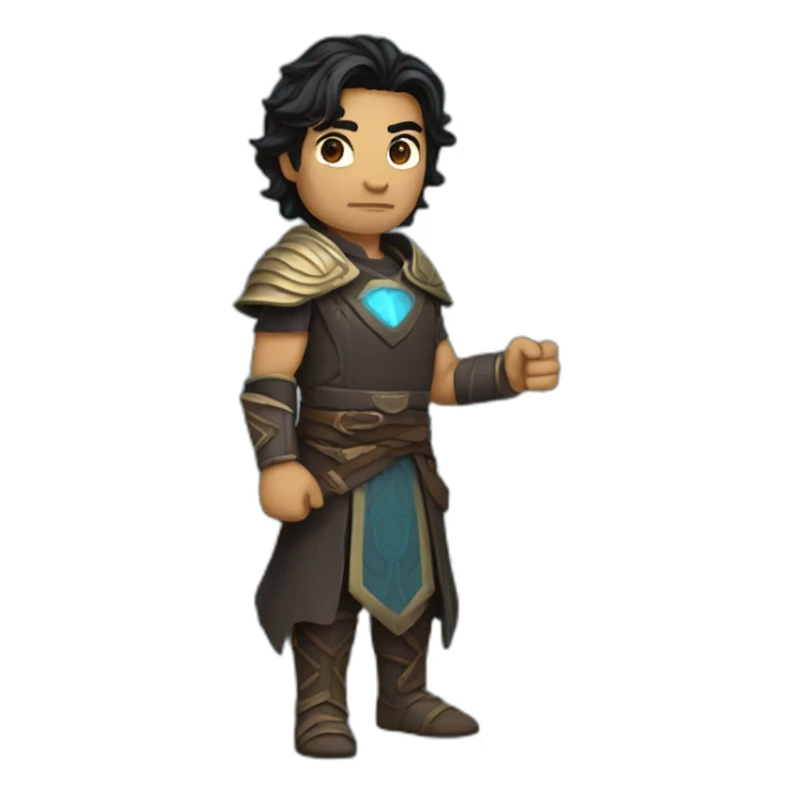 Kaladin with a light spear sticker