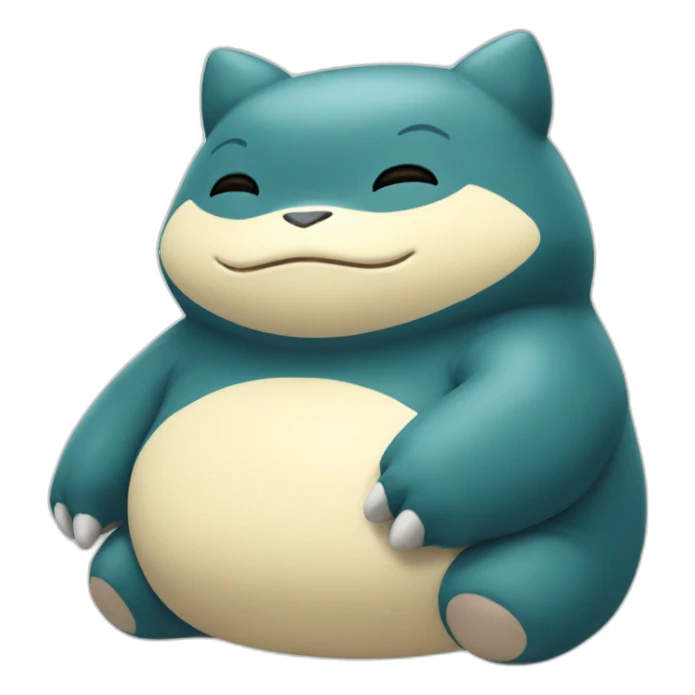 snorlax from pokemon sticker