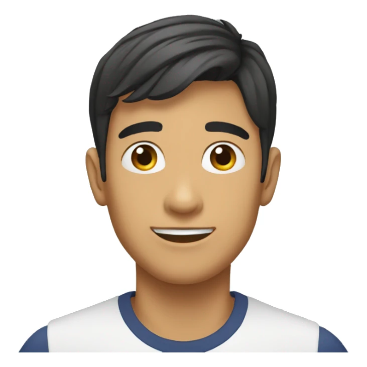 chico moreno joven sticker