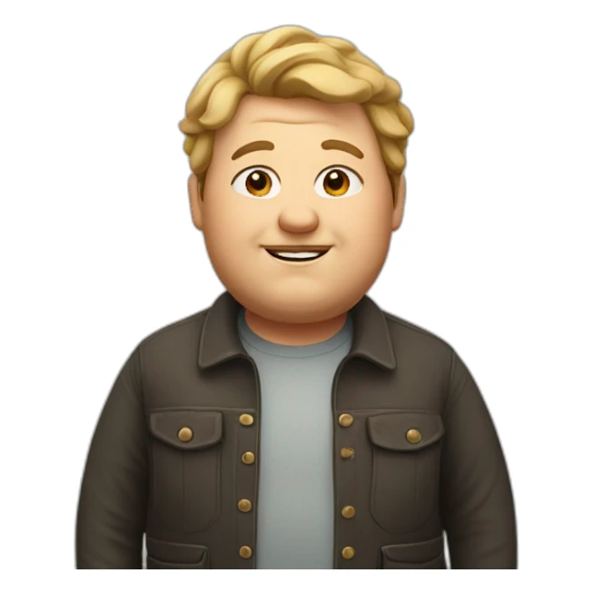 Chubby Dutch man sticker