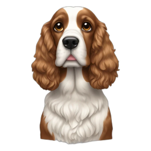 Cocker anglais tricolore sticker