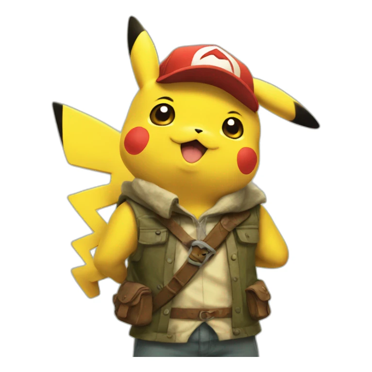 Pikachu et Link sticker