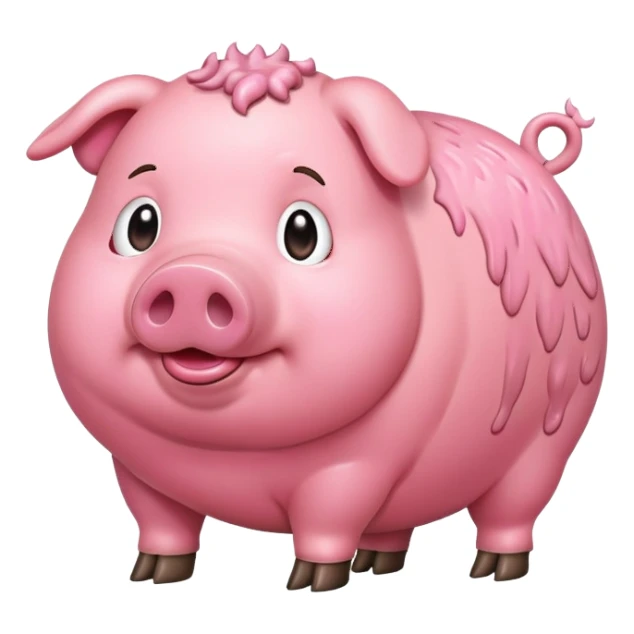 fat pig sticker