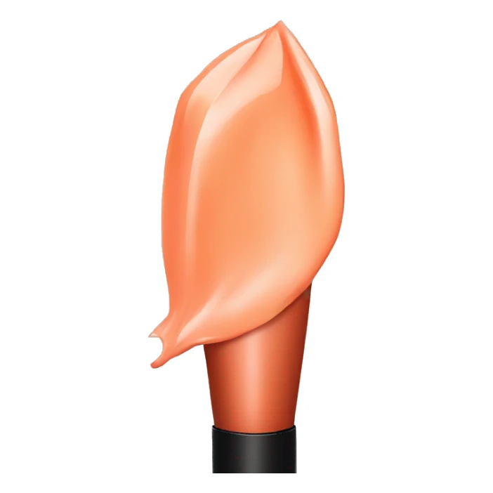 Peach coloured lipstick  sticker