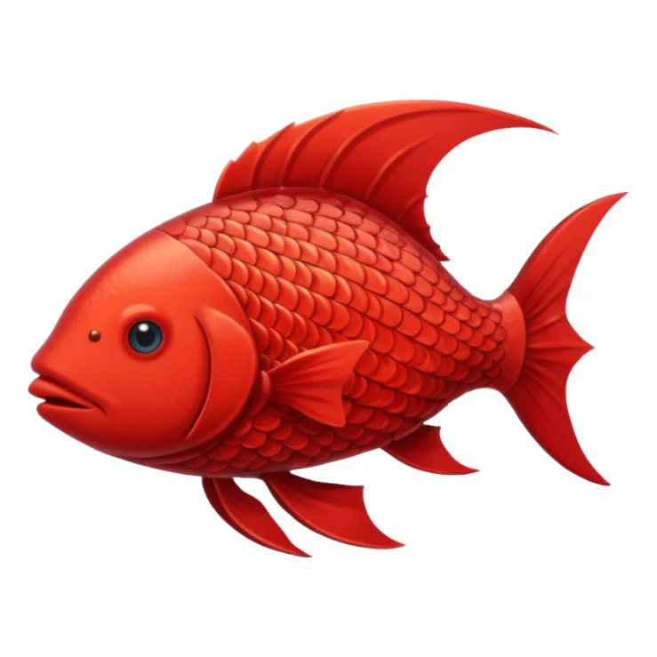 Pescado rojo sticker