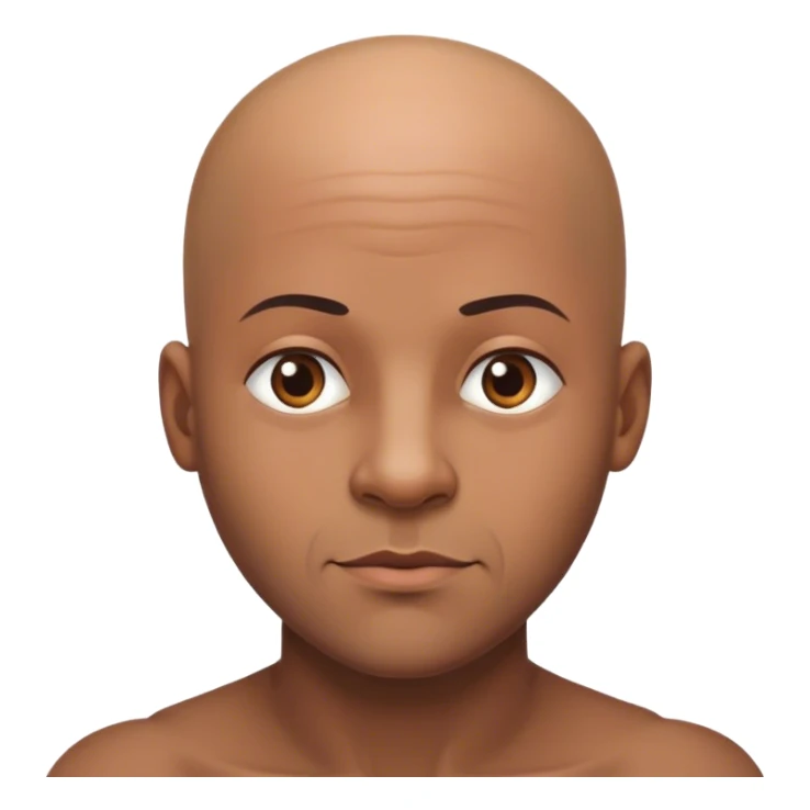 Hombre calvo  sticker