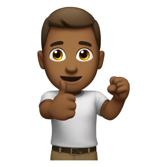 holding my thumbs for you sticker