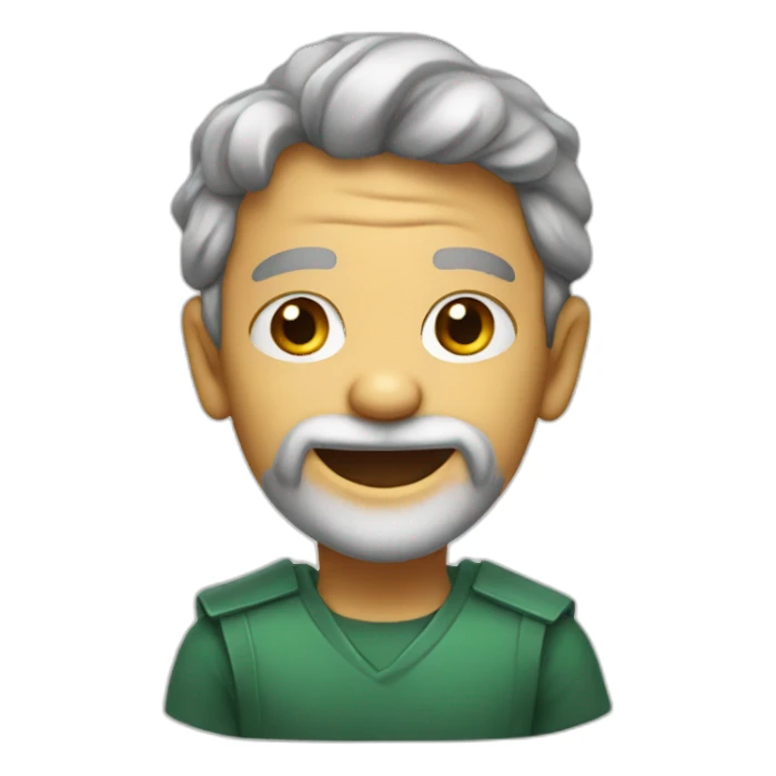 based Lula smiling sticker