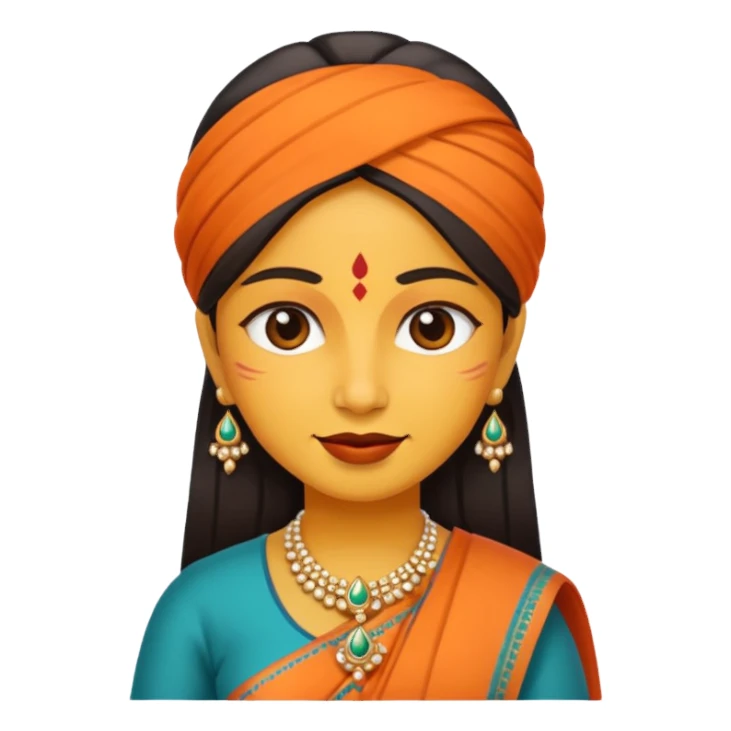 India woman sticker