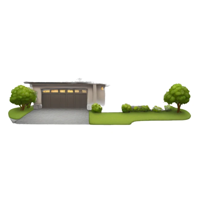 modern house sticker