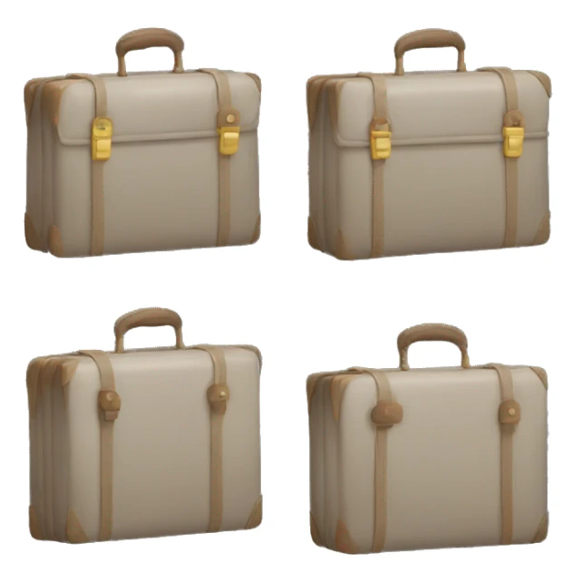 briefcases with houses inside sticker