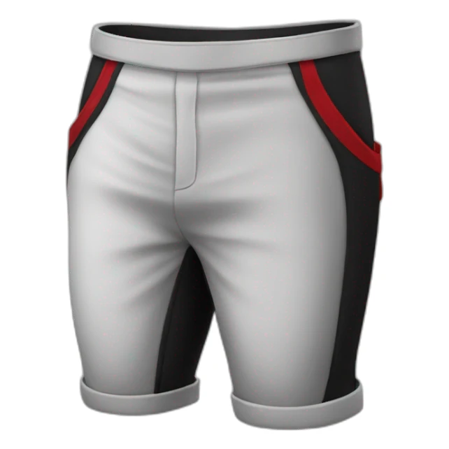 pantalon rouge et noir sticker