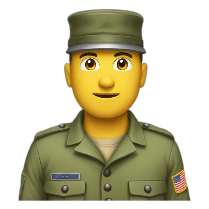 Military Salut sticker