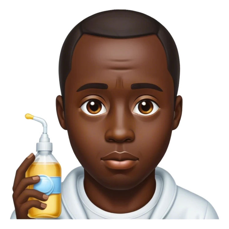Diddy with baby oil  sticker