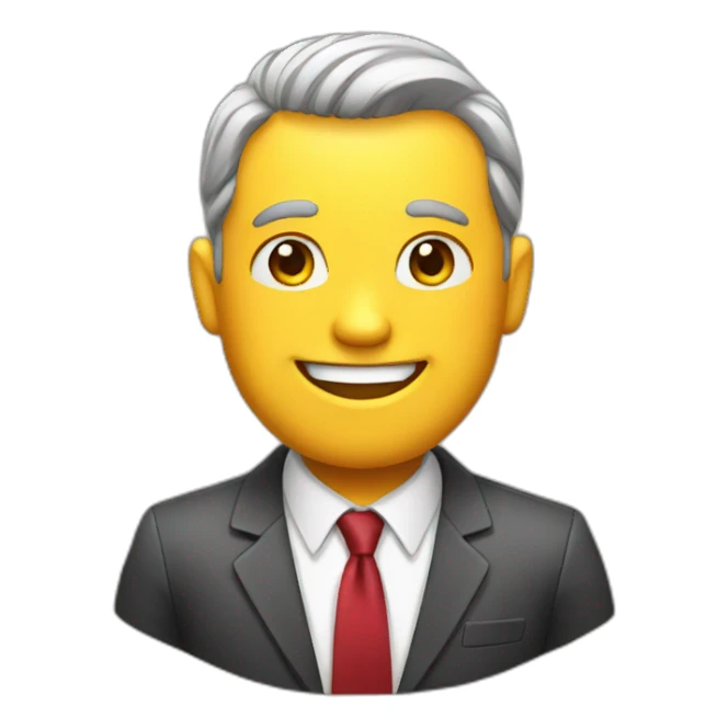 Happy businessman sticker