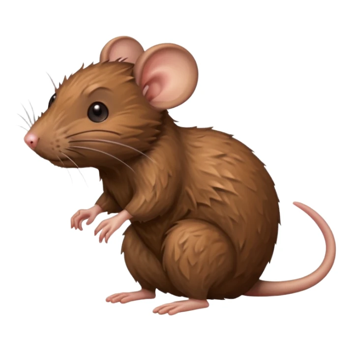 A rat is pooping sticker