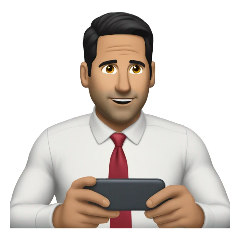Adam Schefter on his phone  sticker