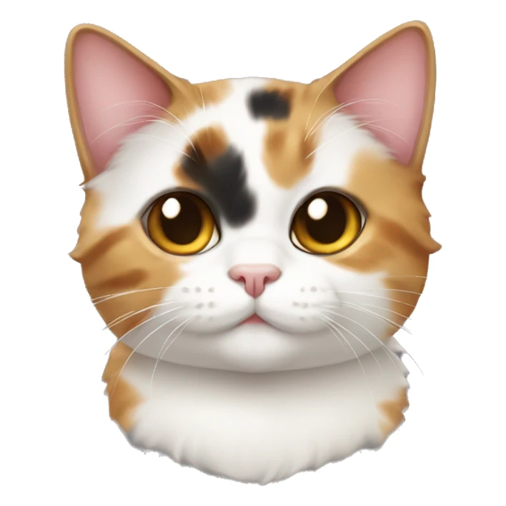 Calico munchkin cat  sticker