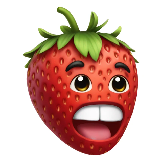 Strawbbery sticker
